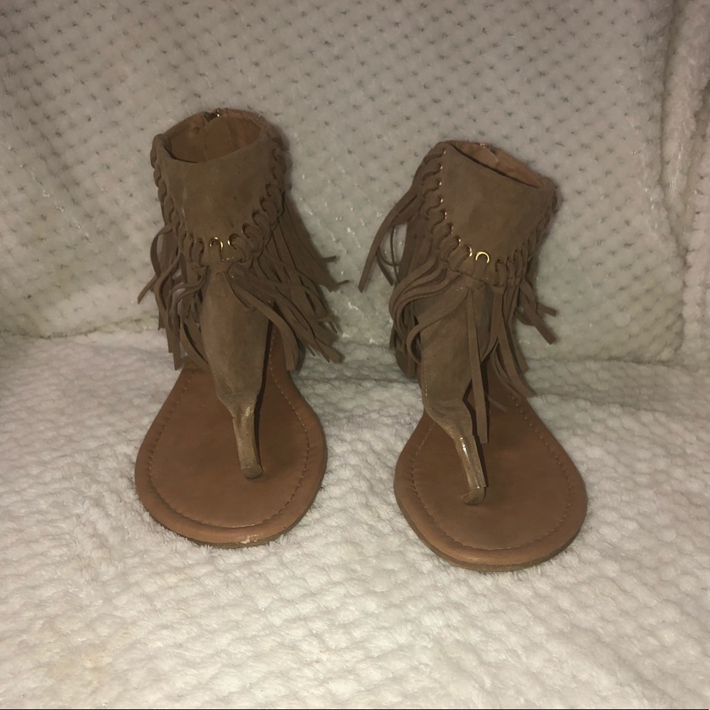 Fringe Sandals